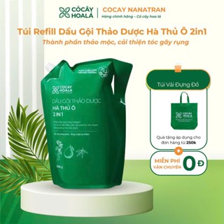  Dầu Gội Hà Thủ Ô 2in1 Thảo Dược  Cỏ Cây Hoa Lá Giảm Gãy Rụng Dưỡng Tóc Chắc Khỏe Túi Refill 2000gr 