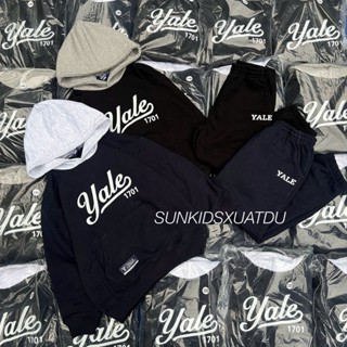  Bộ nỉ da cá Bé trai Bé Gái áo Hooide quần bo chân chữ YL 