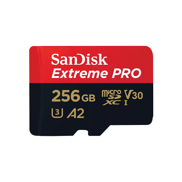 Thẻ nhớ micro SD SanDisk Extreme Pro 256GB 200MB/s (SDSQXCD-256G-GN6MA) (Kèm Adapter)