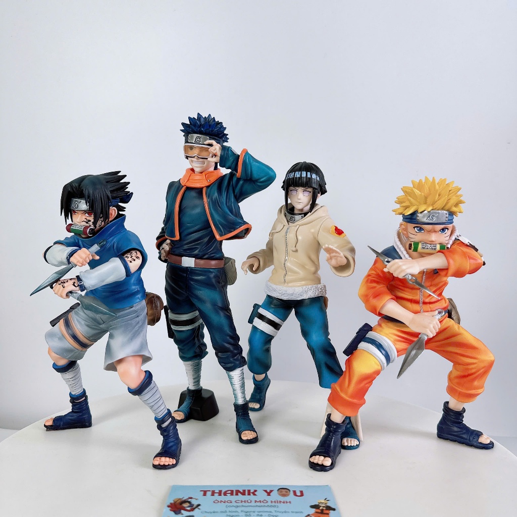 Mô Hình Naruto - Sasuke - Obito Thơ Ấu Trạng Thái Chiến Đấu 18cm Ongchumohinh MH1878