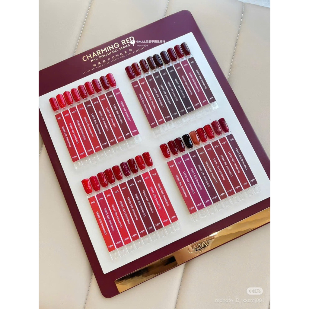 Sơn gel LADAI đỏ 36 màu