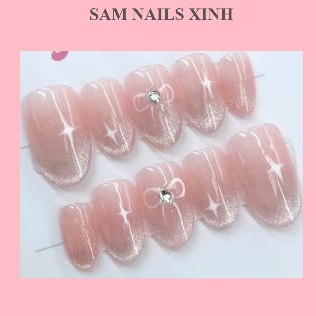 X53 Nailbox chụp kỷ yếu thạch mắt mèo nơ