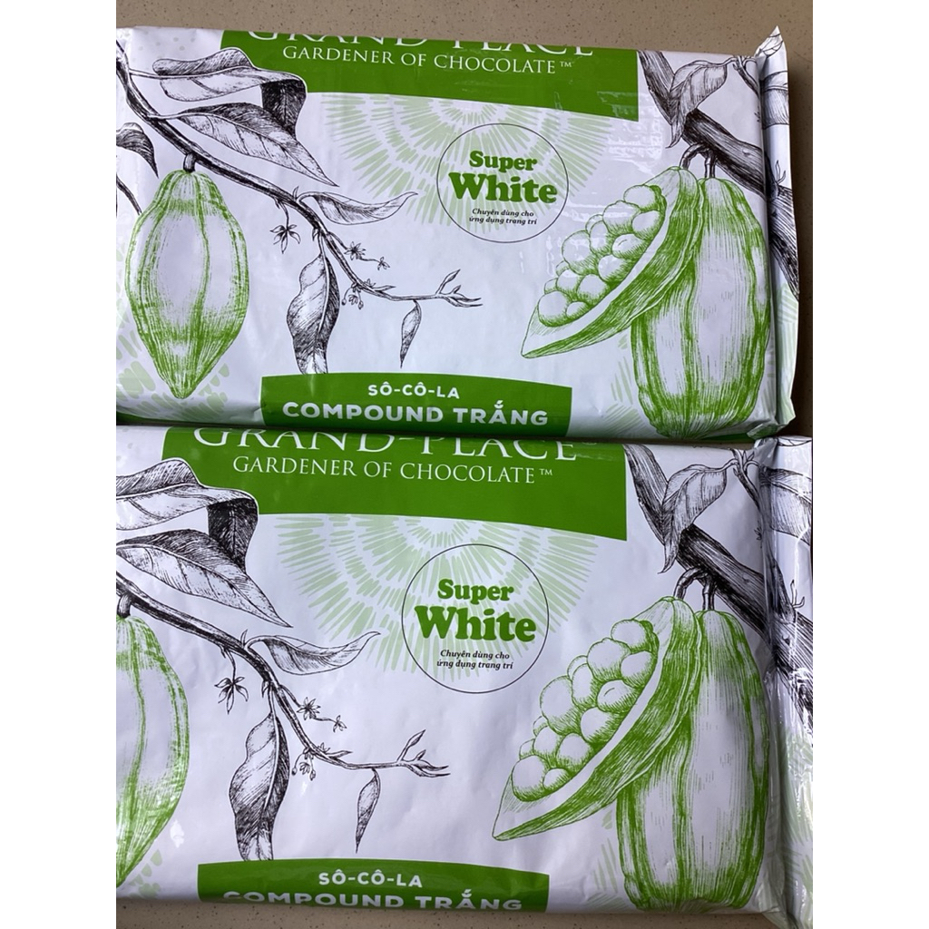 [Sô Cô La ] Socola Puratos Grand -Place 1kg Super White Grand-Place Chocolate 1kg