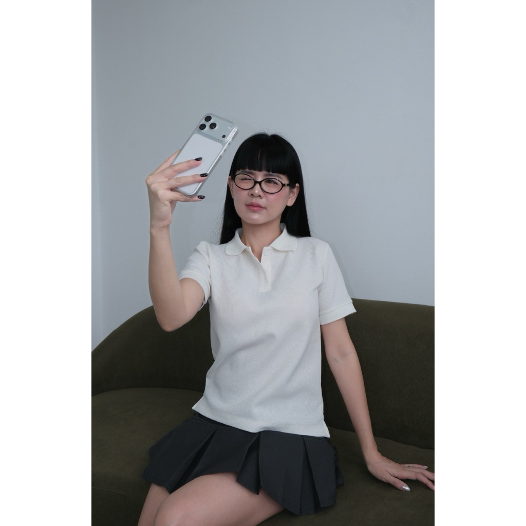 POLO  CECE ONE – Dệt Tổ Ong Waffle Premium Cho Nữ