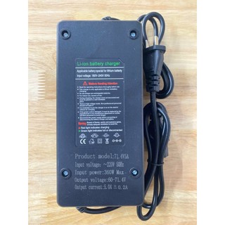 Sạc Pin xe điện 13S-17s 48v-60v sạc nhanh hệ pin Li-ion 3.7V