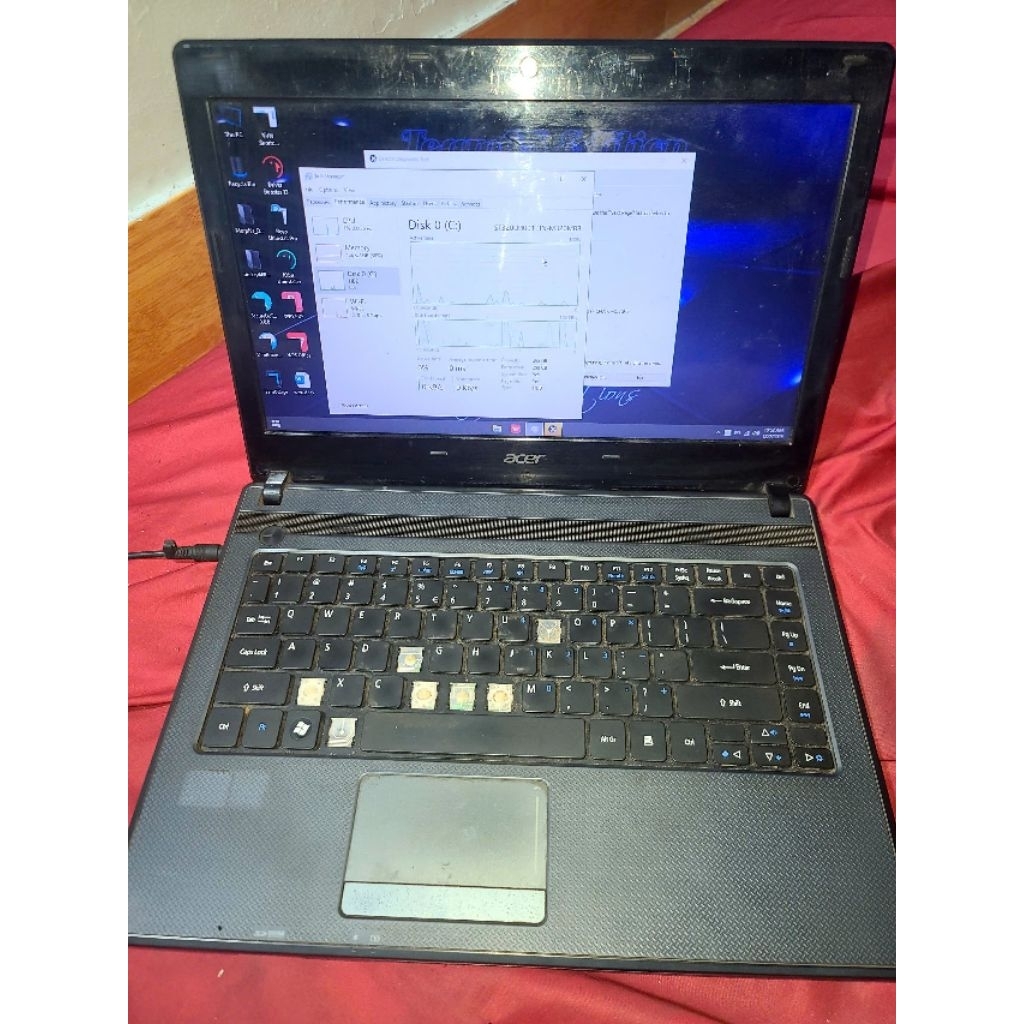 laptop acer Aspire 4739 i3 win 10 64 bit mượt mà 320gb tha hồ lưu trữ. laptop đa nhiên học hành Ai G