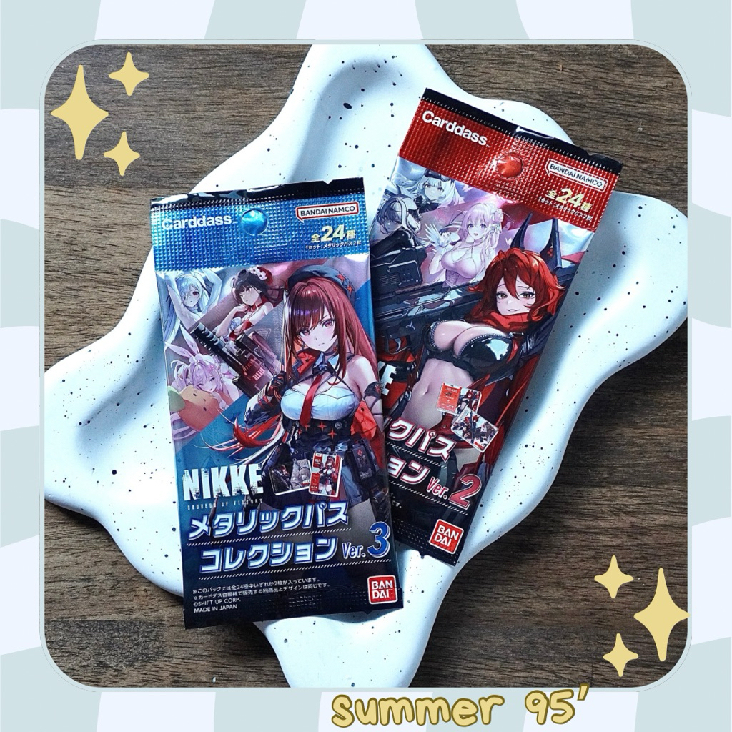 [SẴN-SUMMER 95’] Pack metal card thẻ nhân phẩm Nikke chính hãng vol.2 vol.3