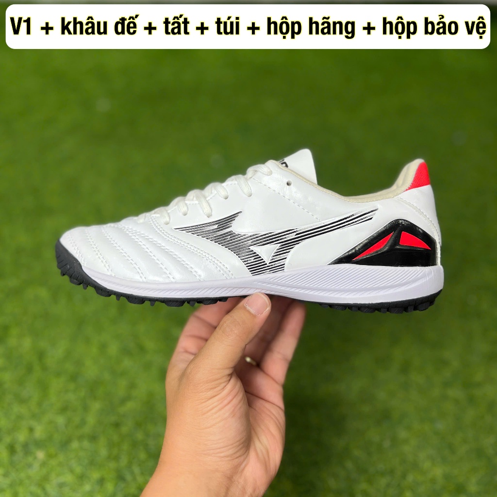 giày đá bóng sân cỏ nhân tạo mzn neo 4 pro TF ( khâu đế + tất + túi + hộp hãng + hộp bảo vệ )