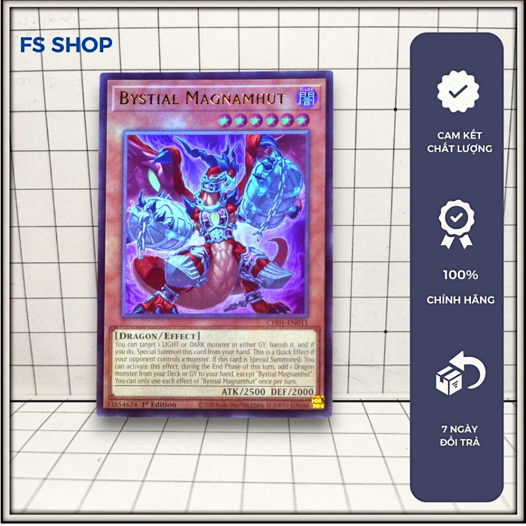 [YCDcardgame] Thẻ Bài Yugioh Chính Hãng Bystial Magnamhut – Ultra Rare
