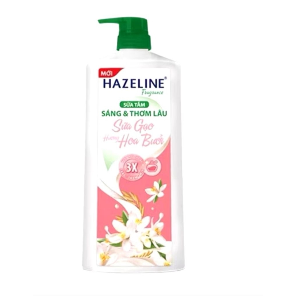 Sữa tắm dưỡng thể Hazeline sữa gạo hương hoa bưởi 800g
