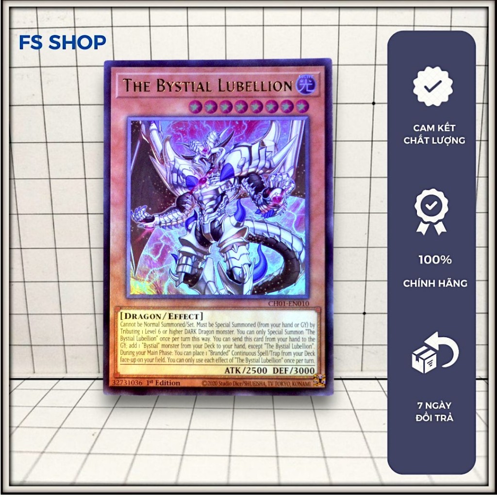 [FS Shop]  Thẻ Bài Yugioh Chính Hãng The Bystial Lubellion – Ultra Rare
