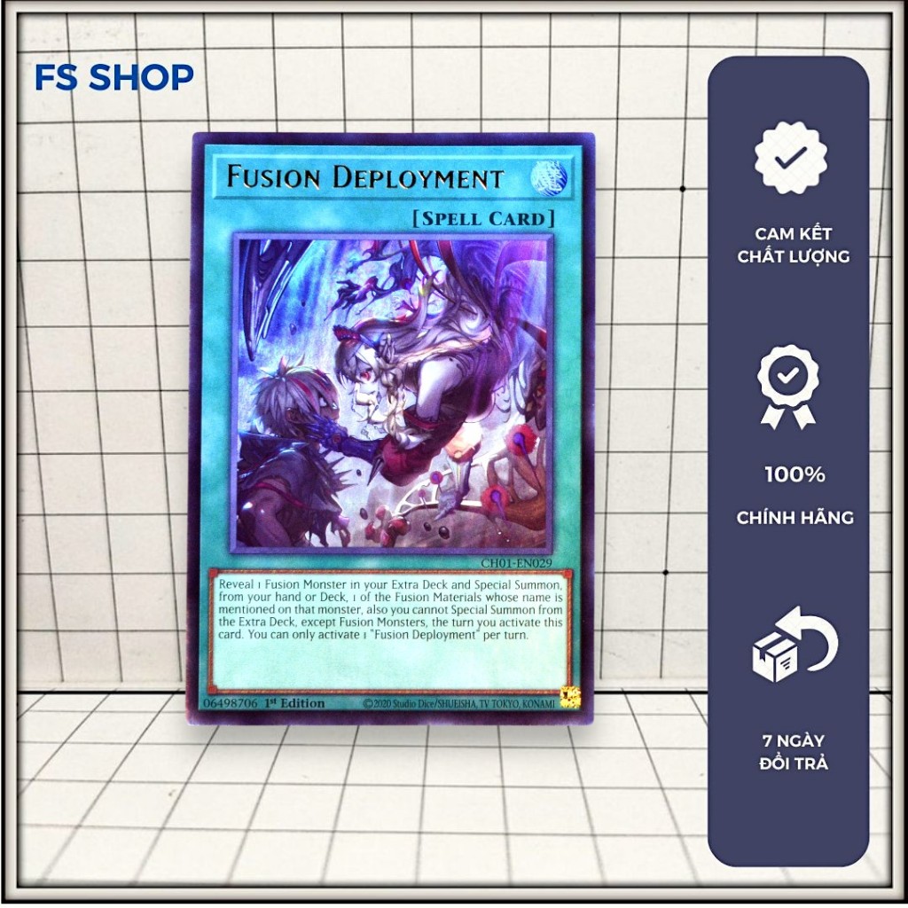 [FS Shop]  Thẻ Bài Yugioh Chính Hãng Fusion Deployment – Ultra Rare