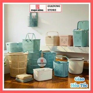   HỏaTốc  Sọt đựng đồ loại to  giỏ đựng quần áo giặt  rổ đựng trái cây  đồ chơi vật dụng gia đinh đa năng nhiều loại 