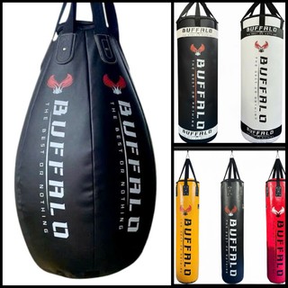 Vỏ Bao cát đấm boxing BUFFALO chưa dồn, Da may nguyên tấm Da nhập khẩu cao cấp, chiều cao 100 -180cm