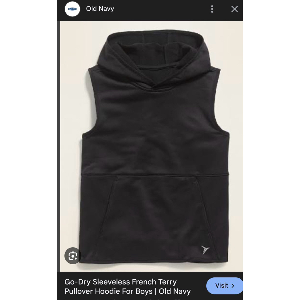 Hoodie thể thao 0LD NAVY bé trai