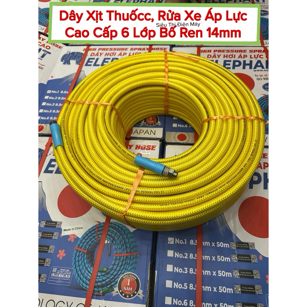 DÂY NÉN ÁP LỰC CAO MUSKITA 8.5MM DÀI 50 MÉT DÂY XỊT TƯỚI CHO CÂY TRỒNG dây tưới cây sân vườn