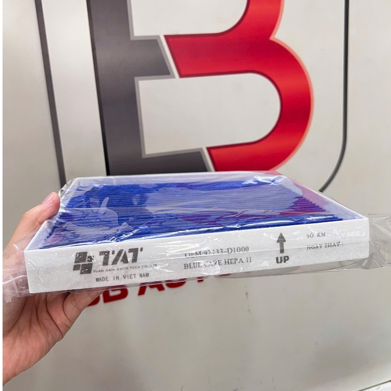 Lọc gió điều hoà dùng cho Hyundai Tucson , Kia Sportage 2016-2020 MSP: 97133-D3000 Blue Care Hepa 11