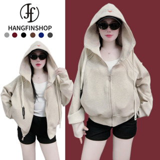   Mở Bán  Áo Khoác Nữ Chống Nắng Form Boxy Năng Động 6 túi full đủ Vải PC Cotton Dày Dặn Trơn Mềm Mịn by Hằng Fin Shop 