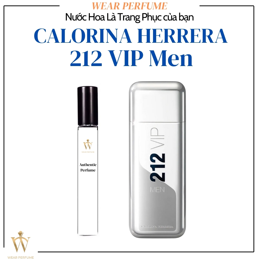 Fullsize 100ML -  Nước hoa nam 212 VIP Men - Wear Perfume