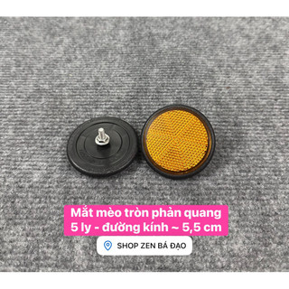 Mắt mèo tròn phản quang (1 cặp)