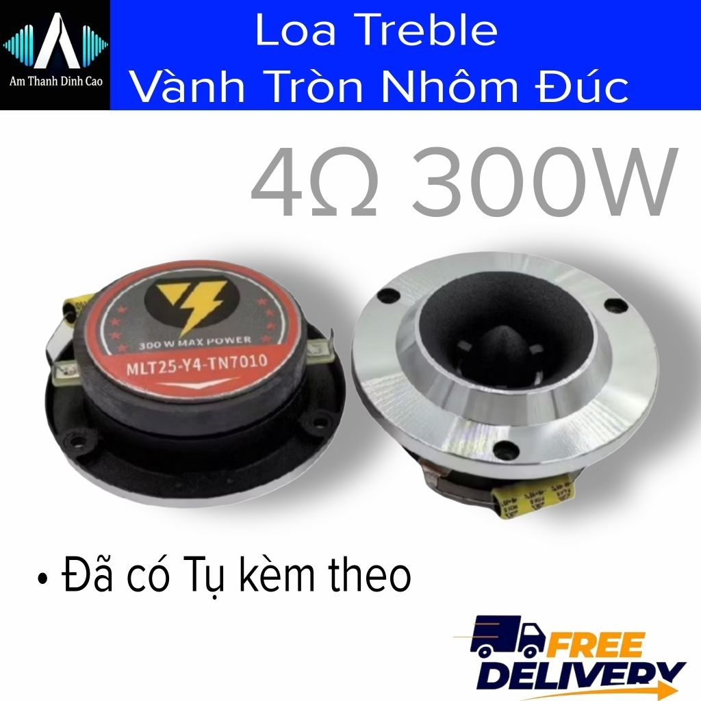 Loa Treble 300W vành nhôm chuyên dùng cho loa kéo karaoke Diy