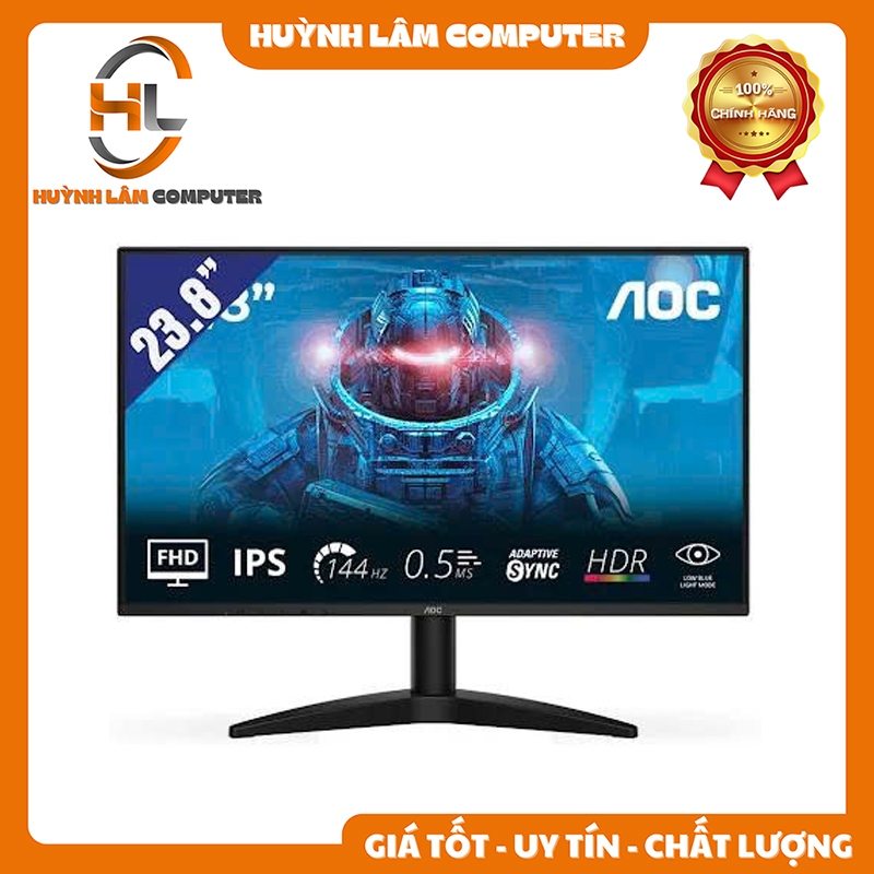 Màn hình AOC 24B36X | 24 inch, Full HD, IPS, 144Hz, 1ms - Chính Hãng