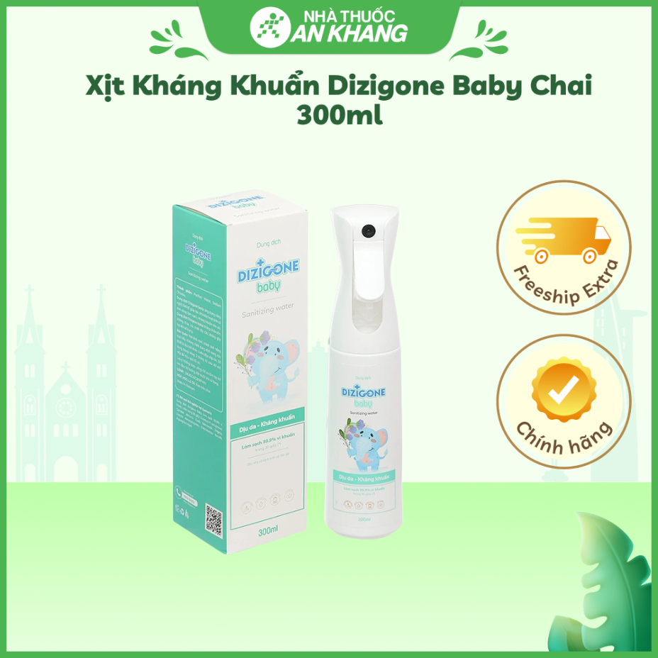 Xịt kháng khuẩn Dizigone Baby chai 300ml