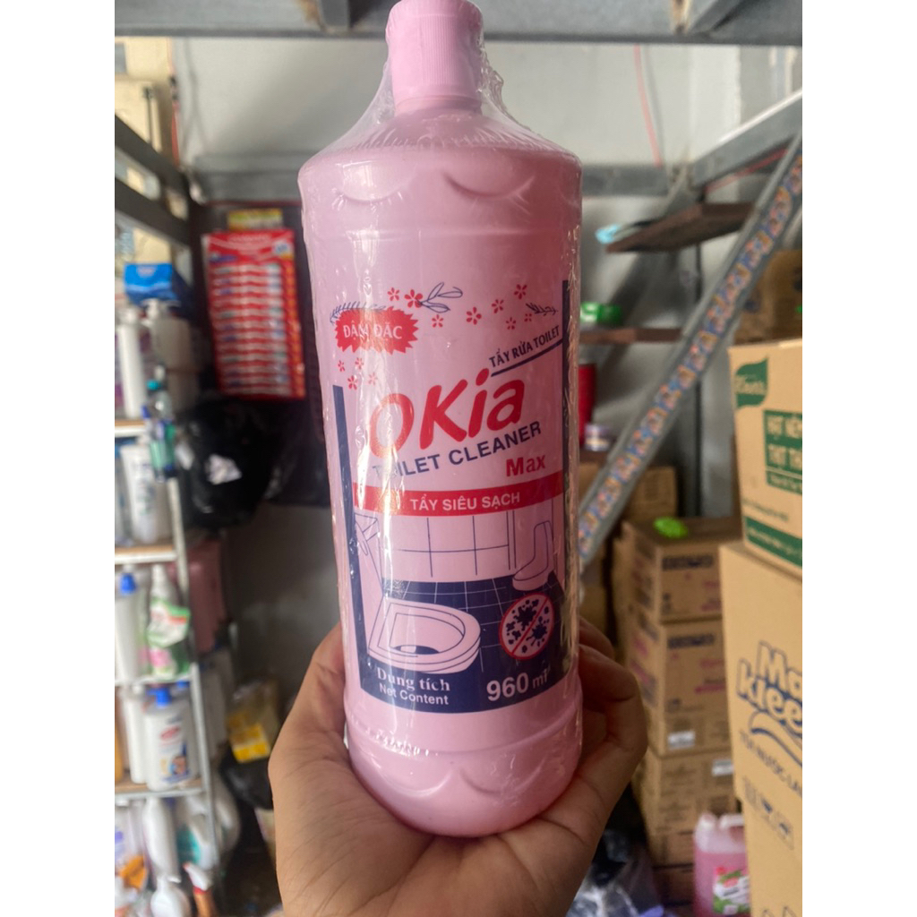 Nước Tẩy Okia tollet công nghệ Thái Lan 960g