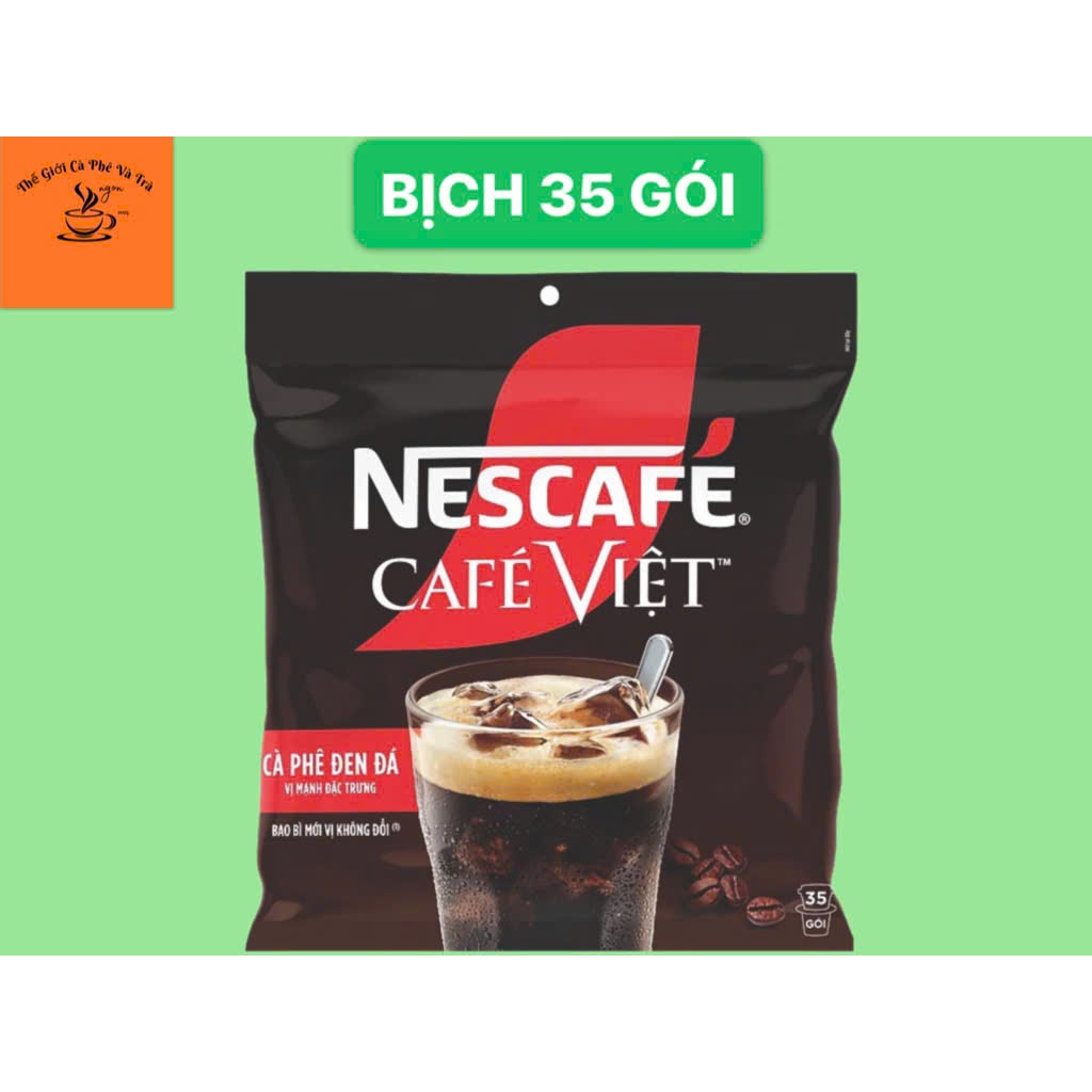 Cà phê đen đá NesCafé Café Việt Bịch ( 35 gói + 3 gói )