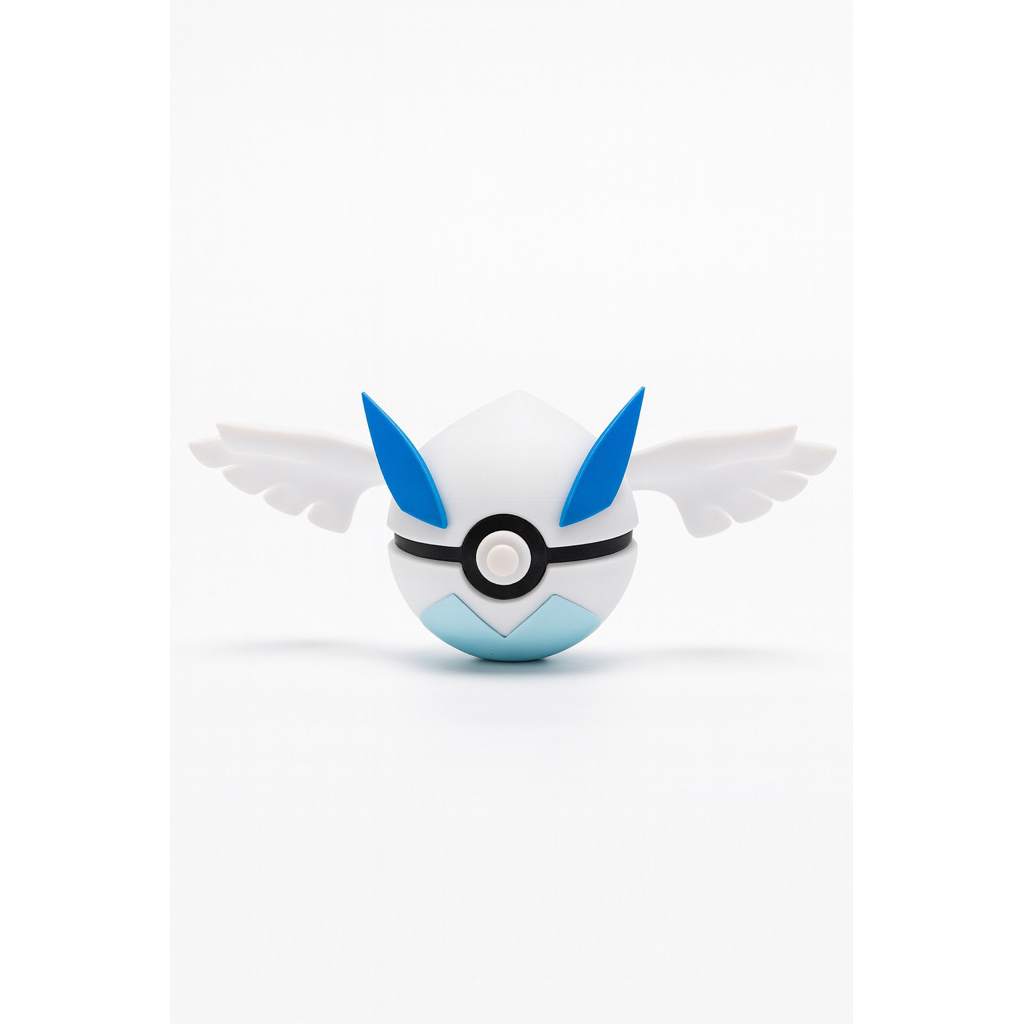 Pokemon ball Lugia In 3D N3D – Mô Hình Sưu Tầm Siêu Đẹp