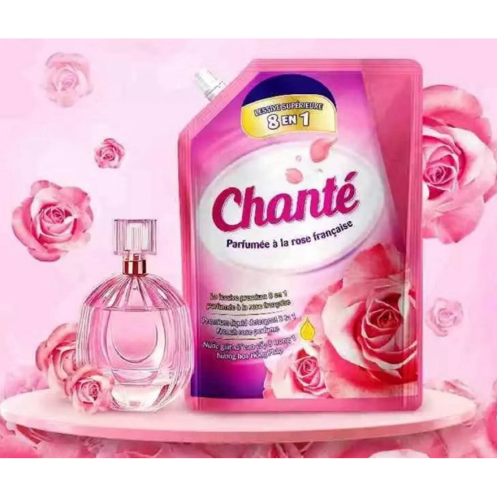Combo 2 túi nước giặt xả chante 3.05kg/túi