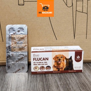 Five Flucan - Viên Uống Trị Nấm Da, Lông, Móng, Nấm Toàn Thân cho Chó Mèo