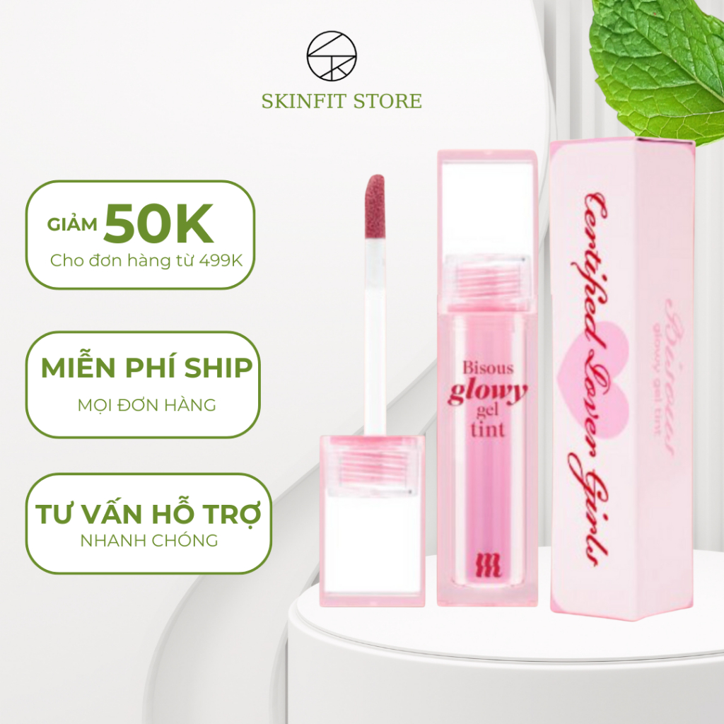 Son Bóng Pha Lê Căng Mọng, Bền Màu Merzy Bisous Glowy Gel Tint 4g
