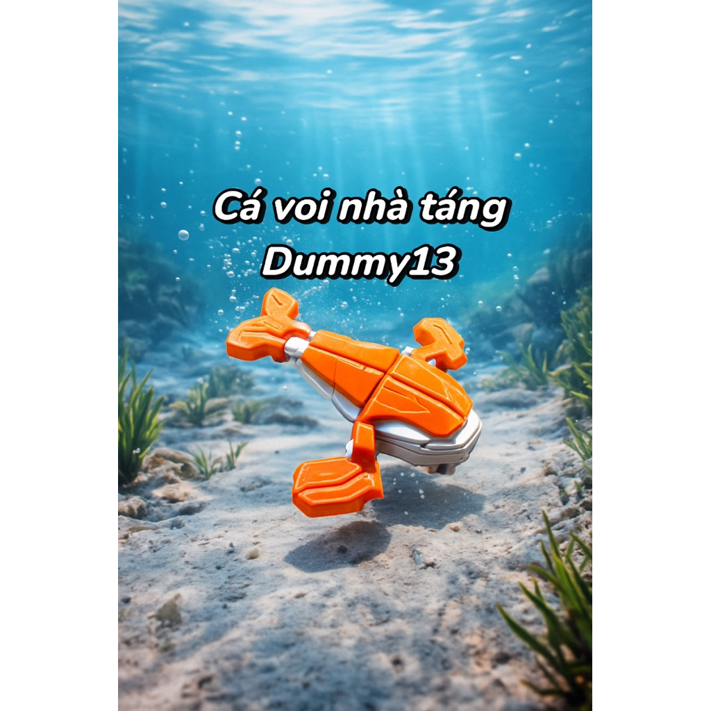 Mô hình lắp ráp cá voi nhà táng dummy 13 bull kèm phụ kiện thay thế, khớp cử động linh hoạt - Inno3d