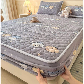  Bộ ga gối nỉ nhung trần bông mới nhất hàng loại 1 ga giường nỉ tuyết siêu mềm mịn không xù lông nhập khẩu sẵn hàng 