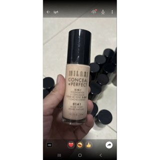 Kem nền Milani 2in1 30ml tone 00a,00b,0a2