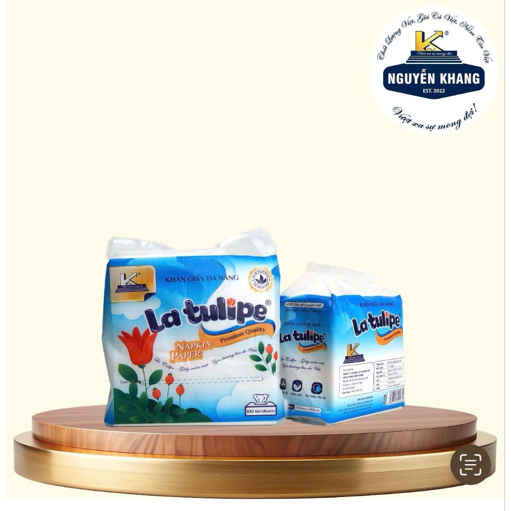 Giấy Napkin 32cm La Tulipe