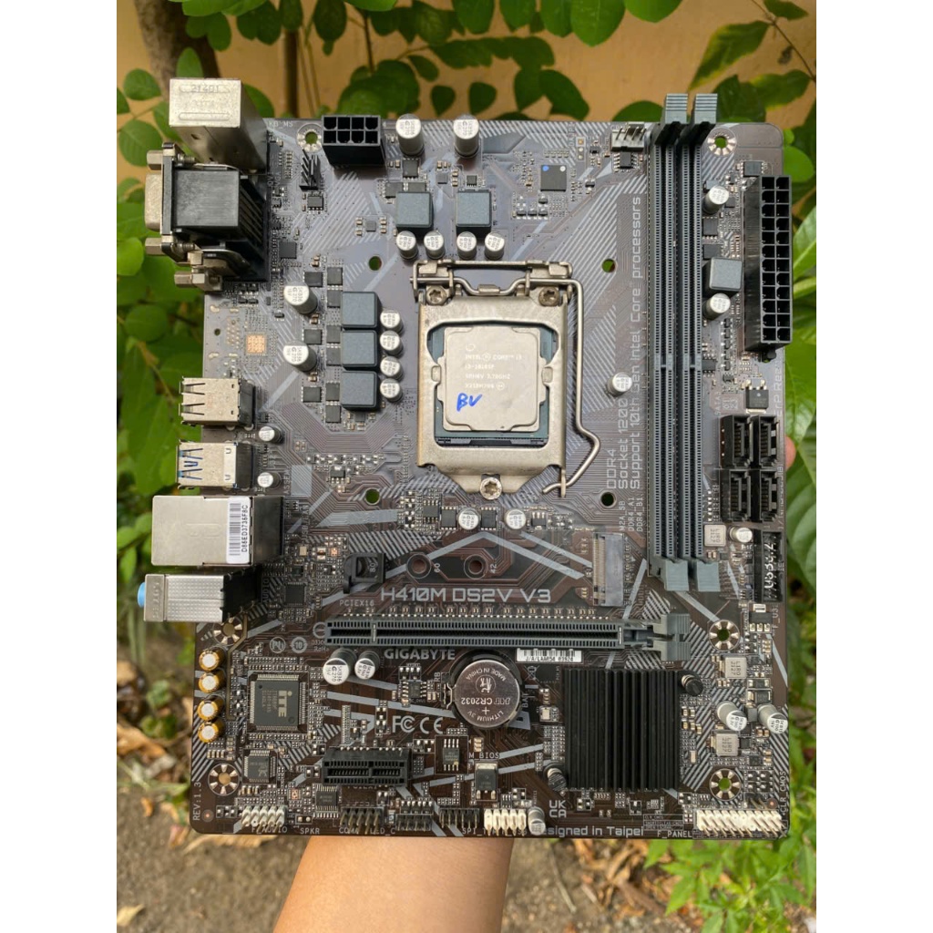 Main H410M GiGa + i3 10105f ( CÓ NVME) 2ND