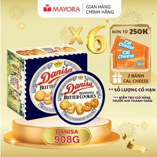  Combo 6 Bánh quy bơ Danisa Size đại Hộp 908g  date mới  