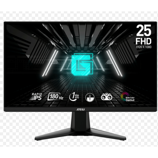 Màn hình LCD MSI 24.5 G255F (1920 x 1080/ IPS/ 180Hz/ 1ms hàng sịn xod luôn nha trời
