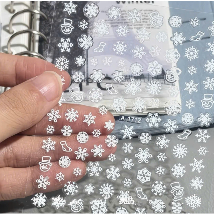 Sticker dán móng, sticker nổi 5D, nail sticker dễ thương SK-100-300