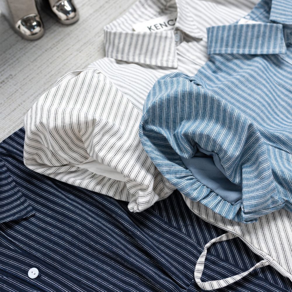 Áo sơ mi kẻ sọc tay bồng chiết eo dễ phối đồ 12 THÁNG SÁU MA9579 | BigBuy360 - bigbuy360.vn