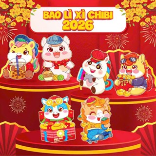  Set 50 Bao Lì Xì Chipi Mẫu Siêu Hot Đa Dạng Giá Rẻ Nhất TẾT BÍNH NGỌ 