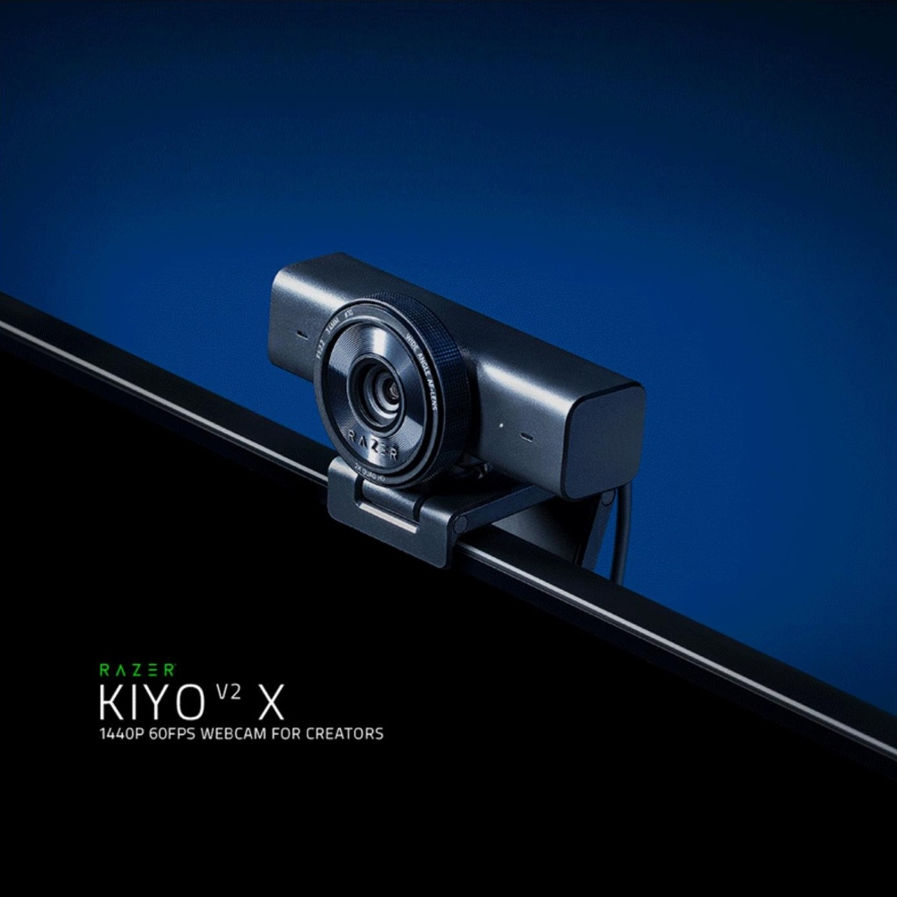 [NEW, ORIGINAL] Thiết bị ghi hình Razer Kiyo V2 X — 1440p 60 FPS Webcam for Creators