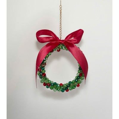 YU CHERRY |🎄 Vòng treo trang trí Noel pha lê cao cấp 🎄