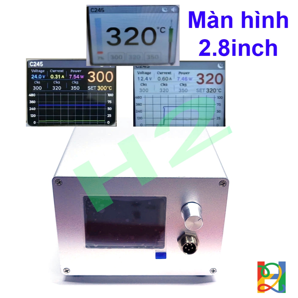 Trạm hàn JBC C245/ C470 máy hàn công suất lơn màn hình màu TFT 2.8 Inch (Input 220VAC)