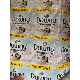   tặng thêm 2 gói mỗi dây  Dây Nước Xả Vải Downy tinh khôi lan tiên & trà trắng Thơm Lâu dây 10 gói 