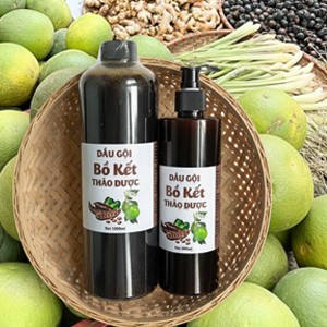  Dầu gội thảo dược dưỡng sinh bồ kết gừng tươi  hỗ trợ giảm rụng hỗ trợ mọc tóc giảm gàu giảm bết -Big Size 1 lít spa 