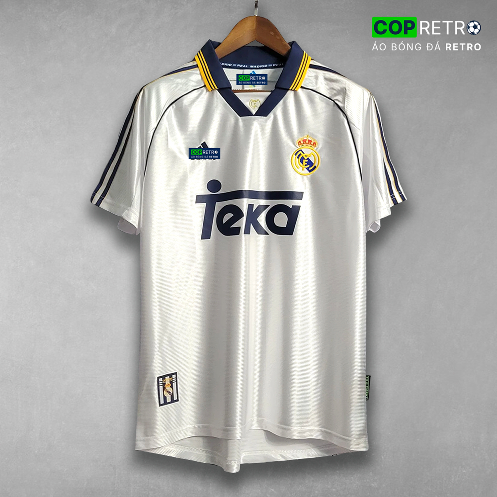 Áo bóng đá retro - Real Madrid 1998 - Bản cao cấp
