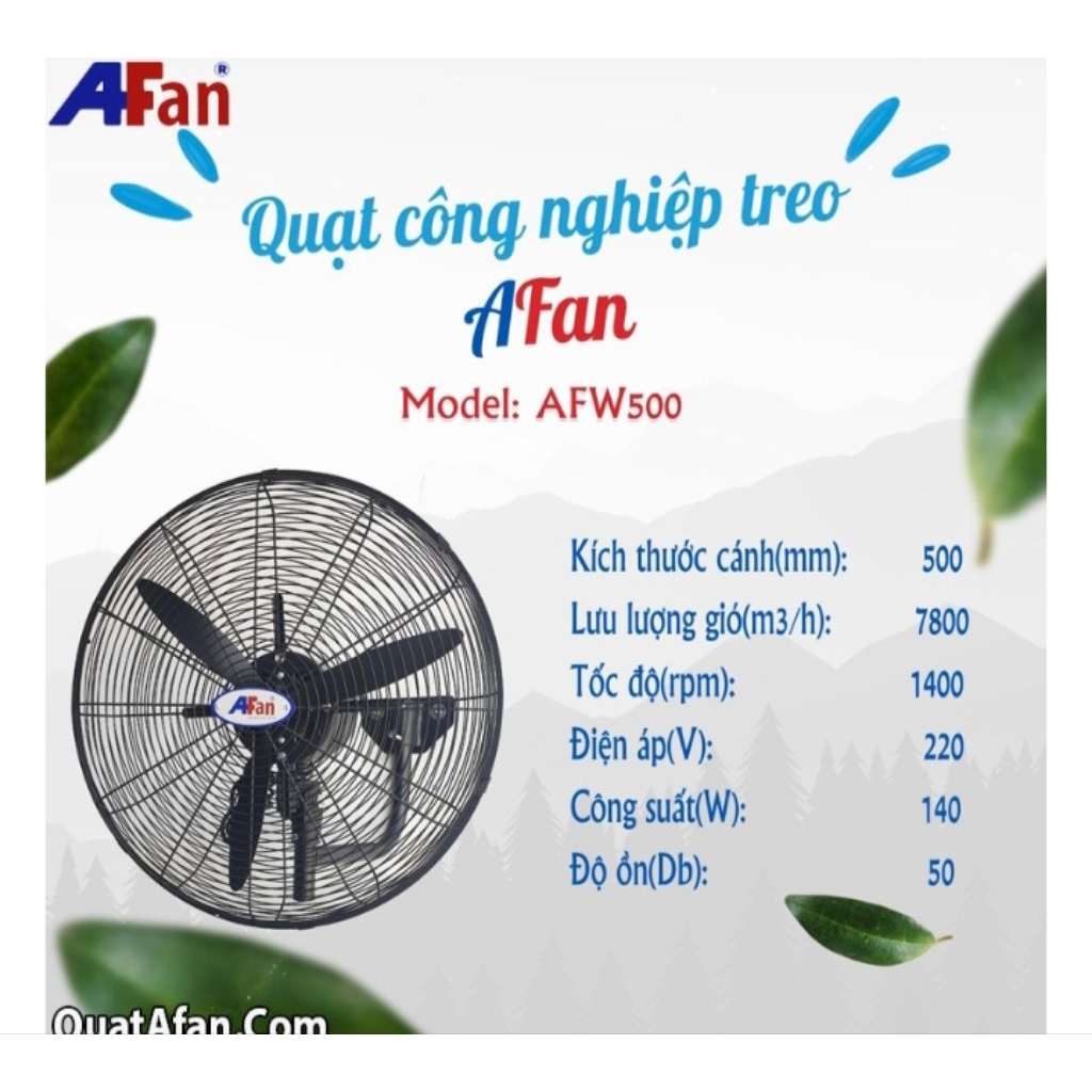 Quạt công nghiệp treo tường AFAN  AFW-500